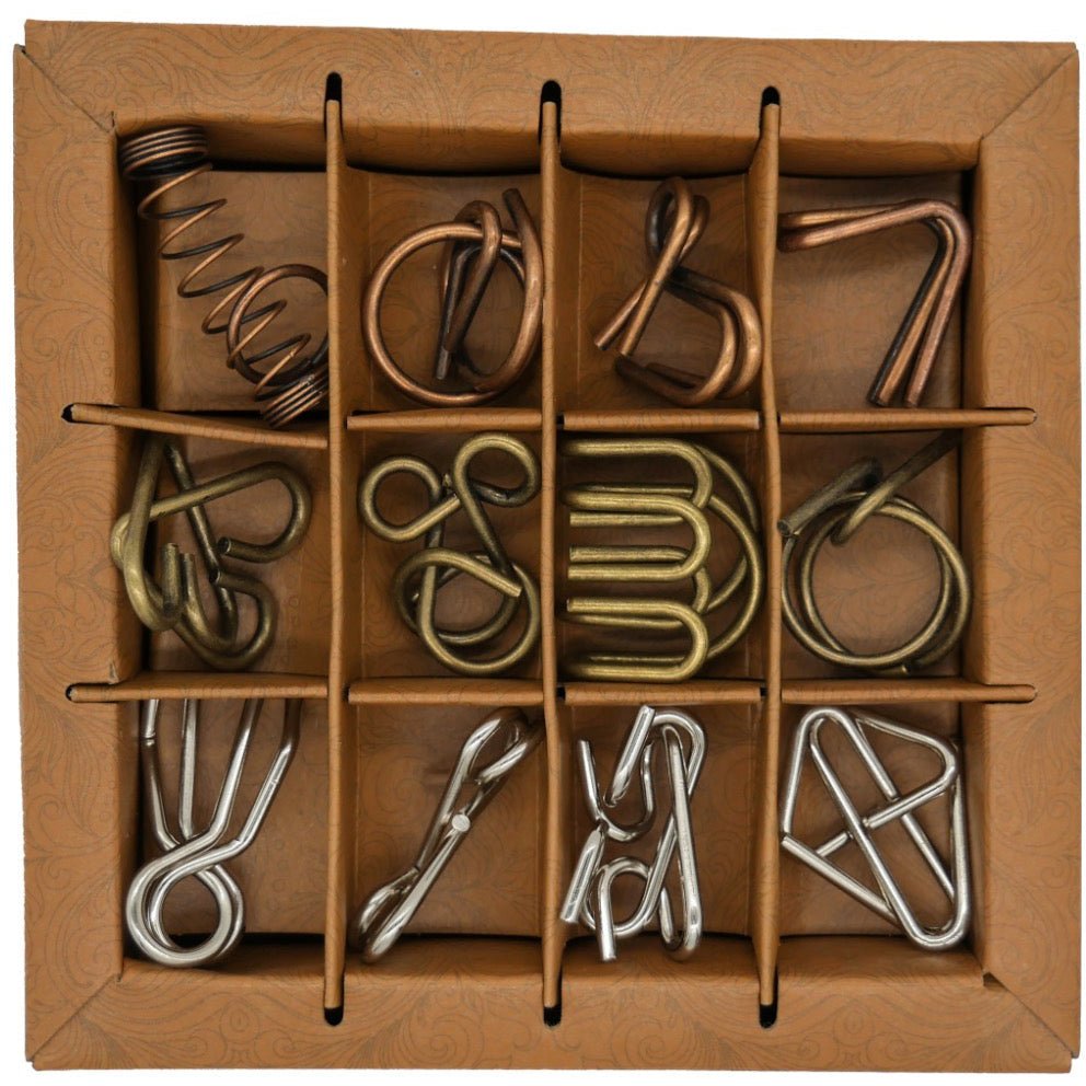 【3/26まで】ジーベン24缶セット⑦ Ancient Metal Puzzles Brain Teasers - ToyTime| ToyTime