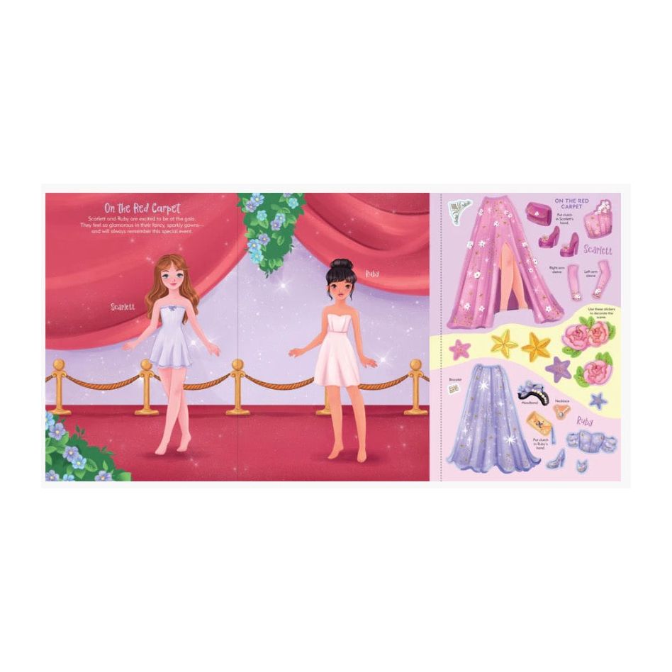 Fashion Sticker Doll Dress-Up Book