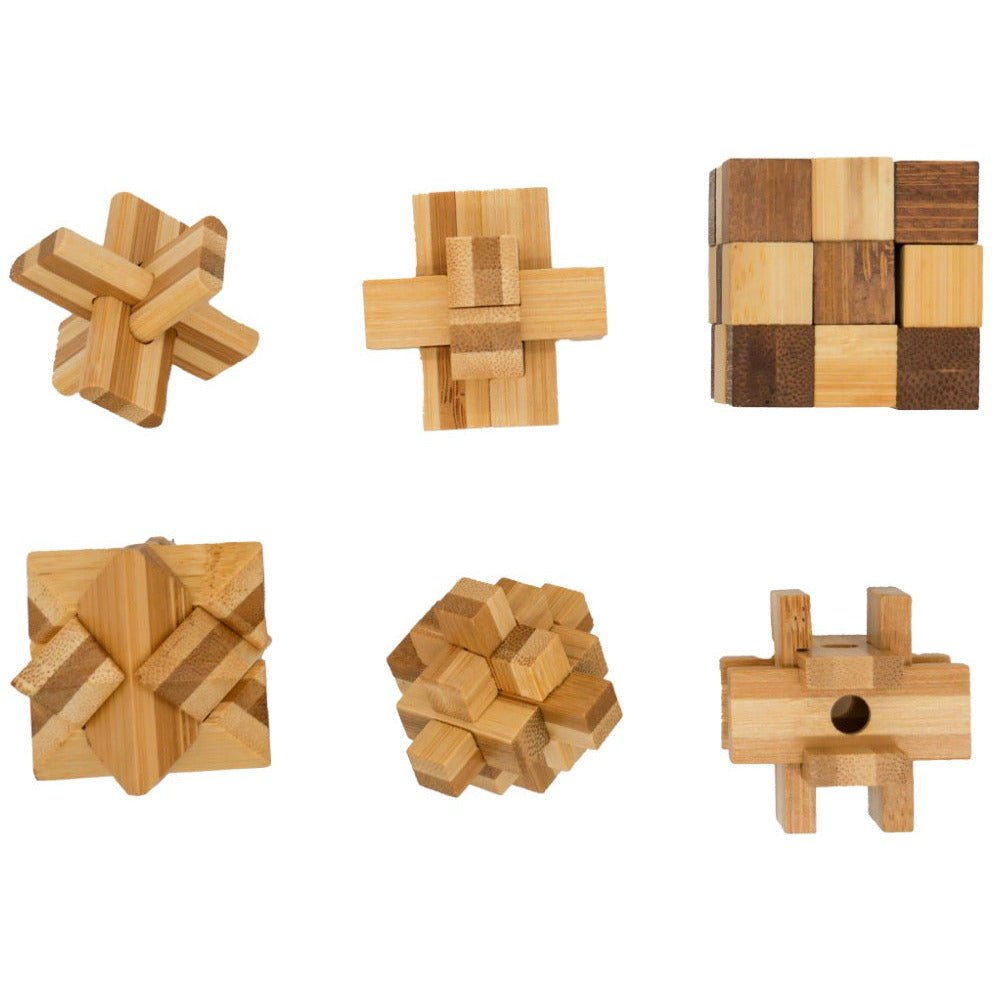 Six Bamboo Brainteasers - ToyTime| ToyTime