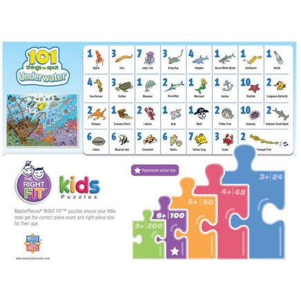 101Things To Spot Underwater 101 pc Puzzle..@Masterpcs - ToyTime