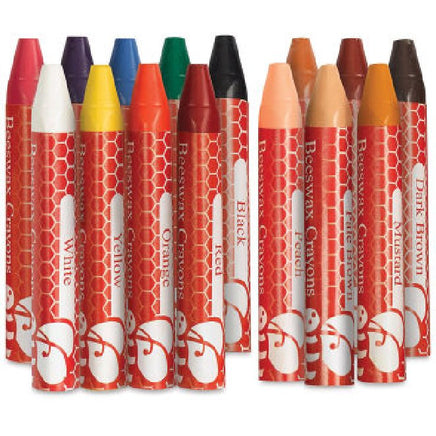 15 Beeswax Crayons World Colors - ToyTime