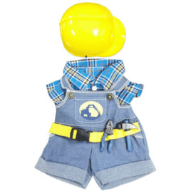 16 inch Construction Worker_With Hard Hat - ToyTime