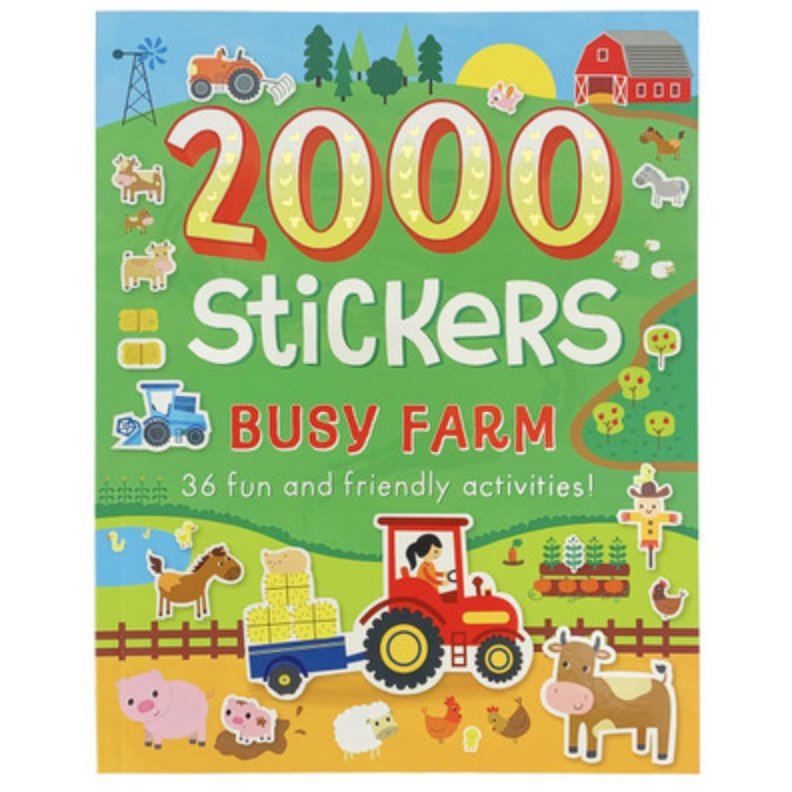 2000 Stickers Busy Farm@Cdr - ToyTime| ToyTime