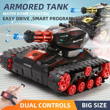 2024 Armored Stunt wheel spray water bomb spray Tank Dual control version - ToyTime