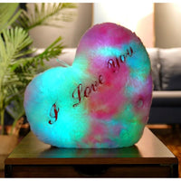 2024 I love you Love Heart Valentines Gifts Plush,Lighting Glowing Luminous Toy - ToyTime