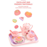 2024 Pretend Play & Preschool Game,Plastic Afternoon Tea Toys Set - ToyTime