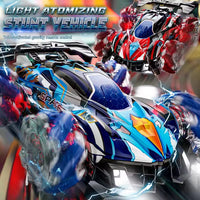 2024 RC Racing Stunt Cars Multiple Terrains/Tail Spray Toys with lights/Dual Control - ToyTime