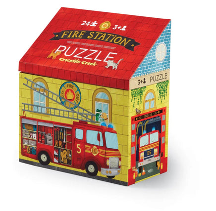 24 - pc Puzzle/Fire House - ToyTime