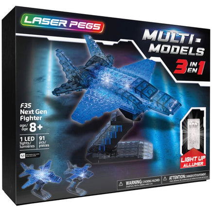 3 in 1 F35 Jet Next Gen Fighter..@Laser_Pegs - ToyTime