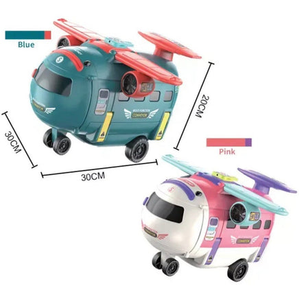 3 In 1 Pretend Play Deformation Electric Driving Simulation Airplane Toy - ToyTime