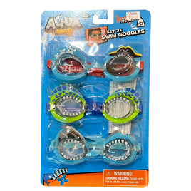 3 Pack Assorted Boys' Goggles - ToyTime