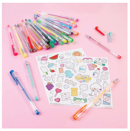 30 Scented Gel Pens - ToyTime