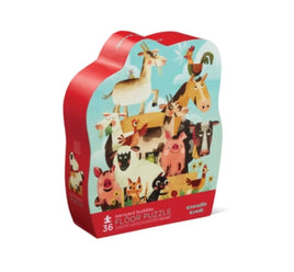 36 - pc Shaped Box/Barnyard Buddies - ToyTime