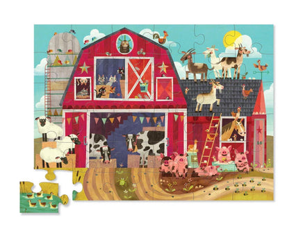 36 - pc Shaped Box/Barnyard Buddies - ToyTime