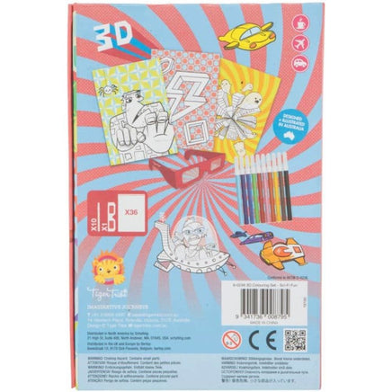 3D Colouring Set Sci - Fi Fun - ToyTime