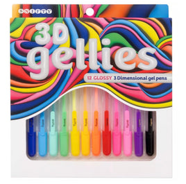 3D Gellies 3 Dimensional Gel Pens - ToyTime