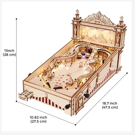 3D Pinball Machine Wooden Puzzle - ToyTime