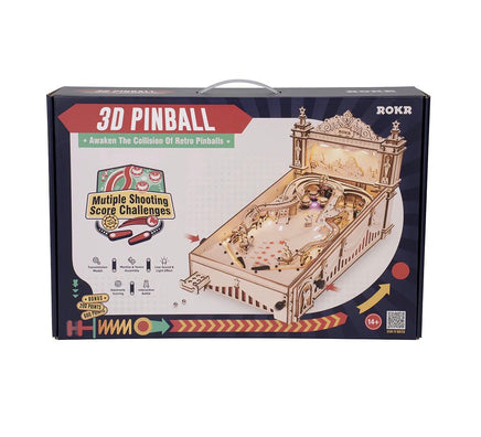 3D Pinball Machine Wooden Puzzle - ToyTime