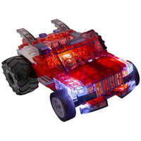 4 - In - 1 Red Racer Car..@Laser_Pegs - ToyTime