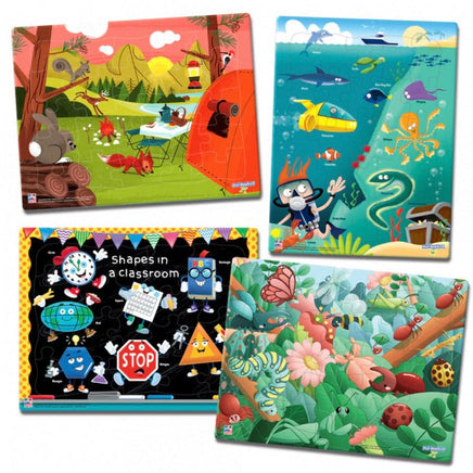 4 - Pack Puzzles Shapes - ToyTime