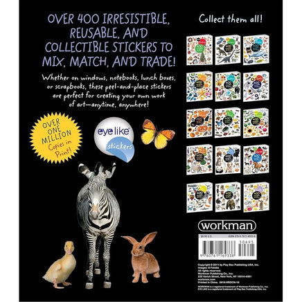 400 Reusable Stickers Animals…@workman - ToyTime