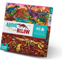 48 - pc Above & Below/Dinosaur World - ToyTime