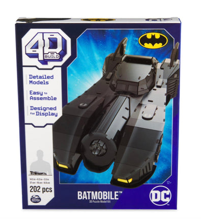 4D Build DC Batman Retro Batmobile 3D Puzzle - ToyTime