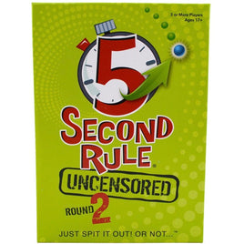 5 Second Rule Uncensored Board game - ToyTime