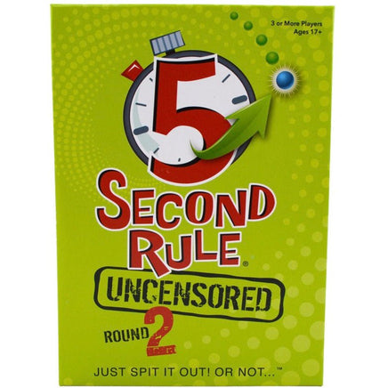 5 Second Rule Uncensored Board game - ToyTime