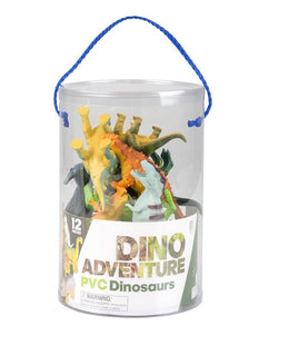 6 inch PVC Dinosaurs bulk 12 Pieces - ToyTime
