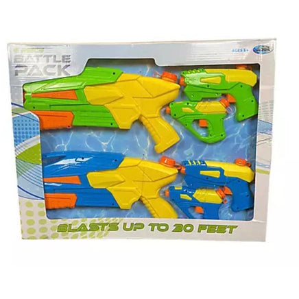 6 Piece Battle Pack water guns - ToyTime