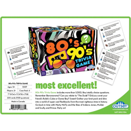 80s 90s Trivia Game - ToyTime