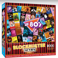 80's Blockbusters Movies 1000Pc Puzzle..@MASTERPCS - ToyTime