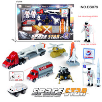 Alloy Aerospace Combination Space Exploration Toy Die Cast Metal Vehicles Toys Pretend Play