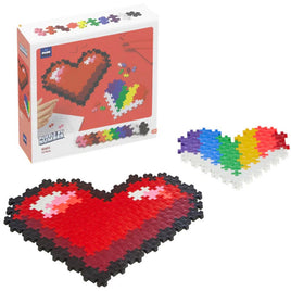 Puzzle By Numbers Hearts..@Plus Plus