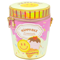 Happy Daz Strawberry Ice Cream Tub Handbag