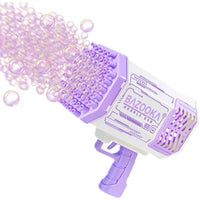 YIWU Allo Bubble Gun Bazooka Blaster 69 Hole Machine with Colored Lights