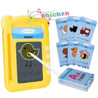 Early Educational Kids Writing/Drawing Tablet with Talking Flash Card Learning Machine Toys