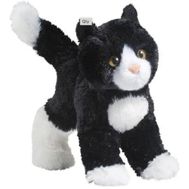 Snippy Black & White Cat 4092