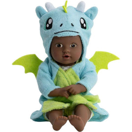 BathTime Dragon Tot African American Baby Doll & Doll Clothes Set