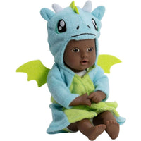 BathTime Dragon Tot African American Baby Doll & Doll Clothes Set