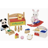 Baby's toy box snow rabbit & panda babies