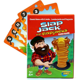 Slap jack with flap jacks card game