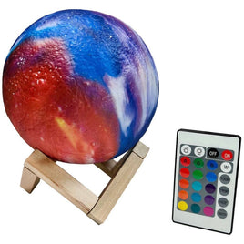 Color Changing Galaxy Lamp w/ Stand & Remote