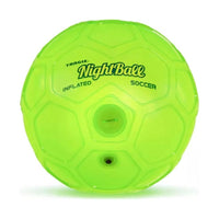 Ballon de football Nightball vert...@Tangle 