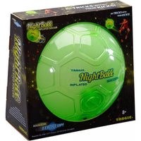 Ballon de football Nightball vert...@Tangle 