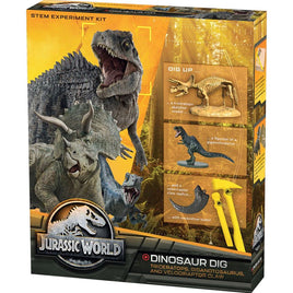 Jurassic World: Dinosaur Dig - Triceratops, Giganotosaurus, and Velociraptor Claw.