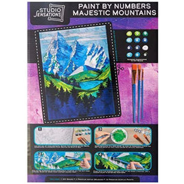 Paint by numbers majestic mountains