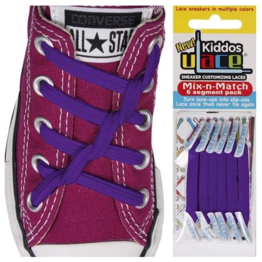 Pastel Purple No Tie Shoelaces - Slims | uLace