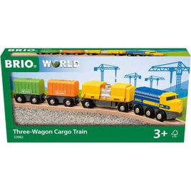 Three Wagon Cargo Train